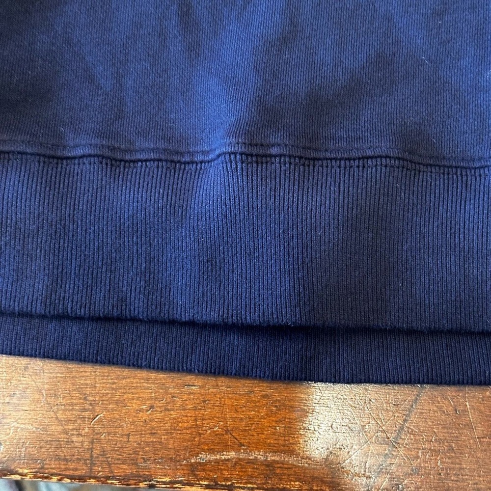 Lauren Ralph Lauren Hoodie Dress NWOT SZ LGE Red White Navy Blue Tie Dye Sporty - Picture 9 of 16